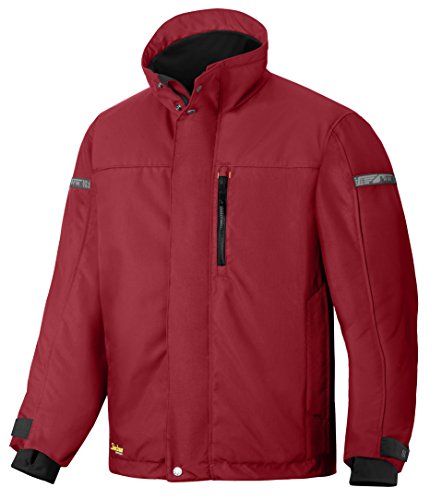 Snickers Workwear Allroundwork Arbeitsjacke gefüttert mit 37.5® Technologie, 1 Stück, XL, Rot, 1100 von Snickers Workwear