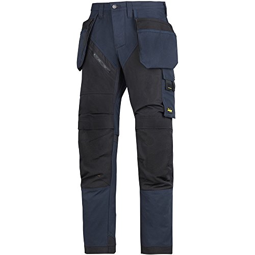 Snickers Workwear RuffWork Arbeitshose mit HP, 62035804054, 54, stahlgrau-schwarz von Snickers Workwear