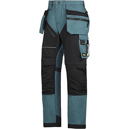 Snickers Workwear RuffWork Arbeitshose plus mit HP, 62025104256, 256, petrolschwarz von Snickers Workwear