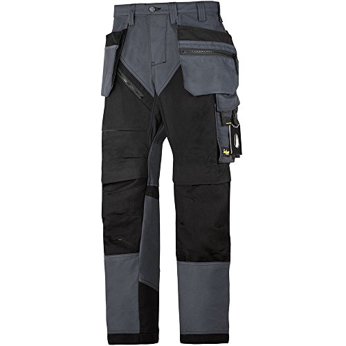 Snickers Workwear RuffWork Arbeitshose plus mit HP, 62025804096, 96, stahlgrau-schwarz von Snickers Workwear