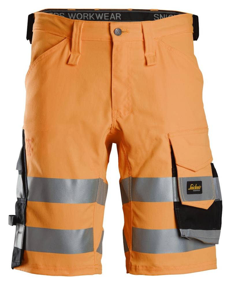 Snickers High-Vis-Stretchshorts Warnschutzklasse 1 64 signalgelb-schwarz von Snickers