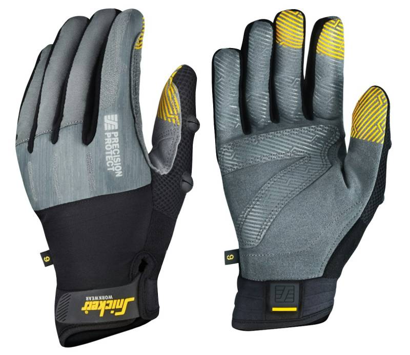 Snickers Precision Protect Handschuhe PAAR 11 steingrau-schwarz von Snickers