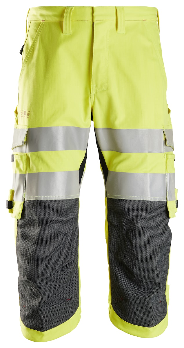 Snickers ProtecWork Hi-Vis Piraten Arbeitshose, Klasse 2, EN 14404, 1149, 14116, 20471 48 signalgelb Snickers ProtecWork Hi-Vis Piraten Arbeitshose, Klasse 2, EN 14404, 1149, 14116, 20471 48 signalgelb von Snickers
