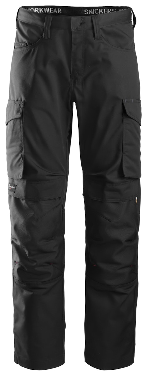 Snickers Service Arbeitshose mit Knee Guard 158 stahlgrau-stahlgrau von Snickers
