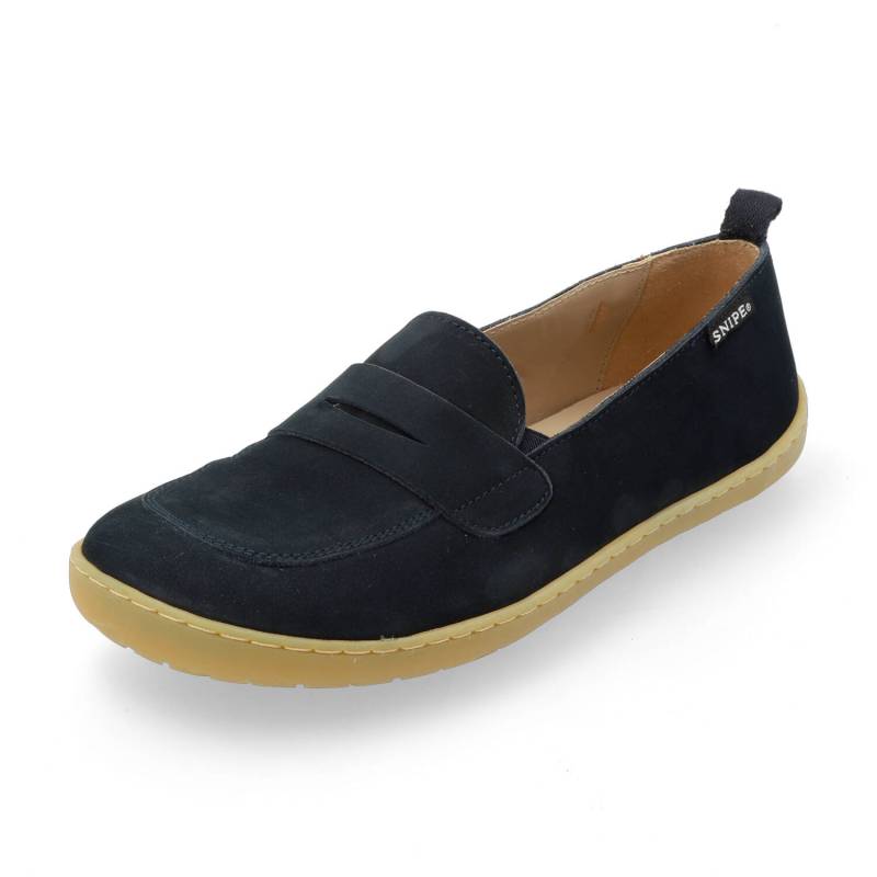 Barfußschuh Mokassin TRAYLER, blaubeere 40 von Snipe