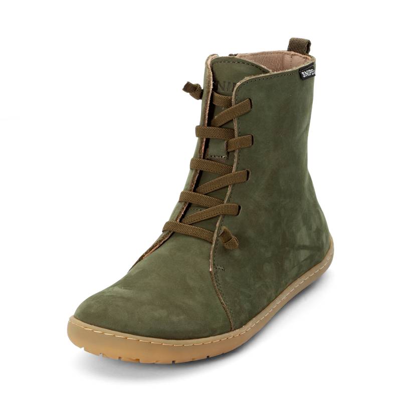 Barfußschuh Boot TRAYLER, oliv 38 von Snipe