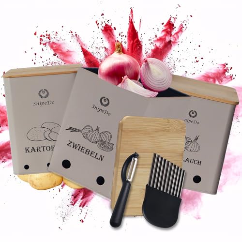 SnipeDo kartoffel Aufbewahrungsbox (Beige-1) von SnipeDo