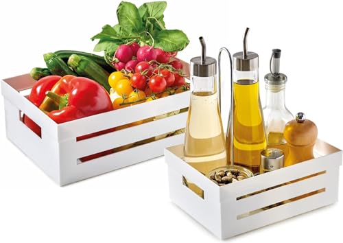 Snips | Set 5 l + 2 l Ordnungsboxen| Aufbewahrungskorb Küche | Schubladen Organizer | Farbe Weiße | Made in Italy | BPA-frei, PS Snips | Set 5 l + 2 l Ordnungsboxen| Aufbewahrungskorb Küche | Schubladen Organizer | Farbe Weiße | Made in Italy | BPA-frei, PS von Snips