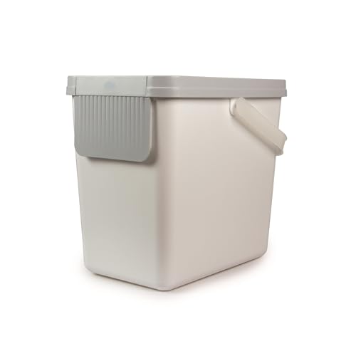 Snips 090097 getrennte Müllsammlung 25 Liter, Mülleimer Küche 26x36x34 cm, Weiß, Made in Italy, 0% BPA und phthalate free, Kunststoff von Snips