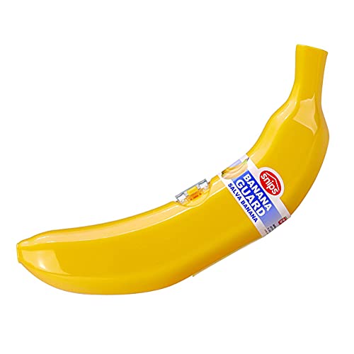 Snips Banane Behalter | Banane Box | Lebensmittelbehälter| bananendose | Farbe Gelb | 25 x 5,5 x 5,5 | Made in Italy von Snips