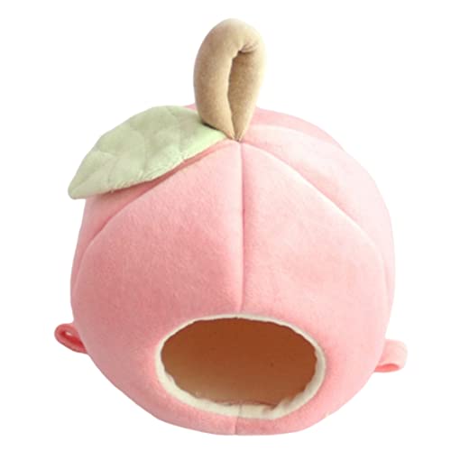 1pc Hamsterbett kleine Tiere Fleece House süße Pfirsich Winter warm warmes Meerschweinchen -Versteck 1pc Hamsterbett kleine Tiere Fleece House süße Pfirsich Winter warm warmes Meerschweinchen -Versteck von Snner