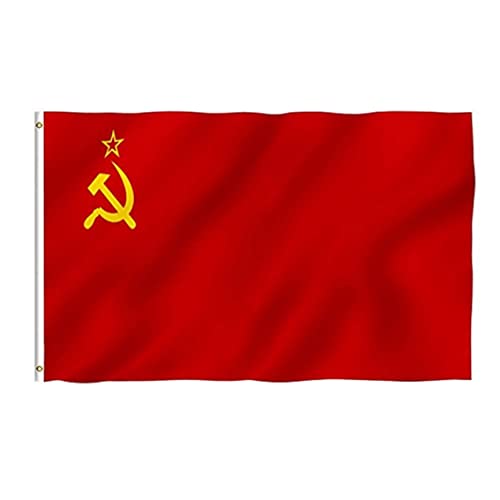 Flagge der Sowjetunion Große Nationale kommunistische Banner Land Flagge Dekoration 36x60 Zoll von Snner