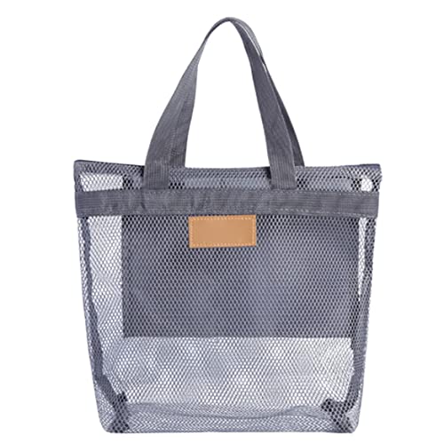 Snner Mesh Dusch Caddy Tragbares Hängen schneller trockener Bad -Tasche Organizer für Strandschwimmen grau von Snner