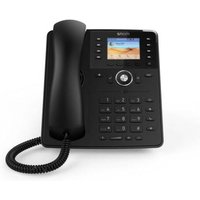 SNOM D735 Desk Telephone schwarz Schnurgebundenes Telefon, VoIP PoE Farbdisplay Schwarz von Snom