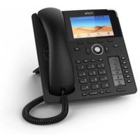 SNOM D785 Prof. Business Phone schwarz Schnurgebundenes Telefon, VoIP Bluetooth, PoE Farbdisplay Sch von Snom