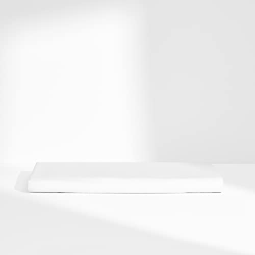 Snooze Project Perkal Bettdeckenbezug 200 x 220 cm - Weiß - Bettwäsche aus 100% Bio-Baumwolle & klimaneutral - mit Reißverschluss - 200x220 - Made in Portugal von Snooze Project