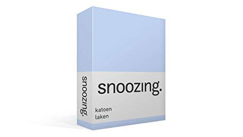 Snoozing - Baumwolle - Bettlaken - 200x260 cm - Himmel von Snoozing