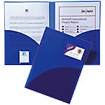 Snopake Präsentationsmappe TwinFile 14032 DIN A4 Blau Polypropylen 5 Stück von Snopake
