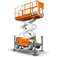 Snorkel Gelände-Scherenarbeitsbühne S2255BE, Tragkraft 420 kg, Arbeitshöhe 8,5 m von Snorkel