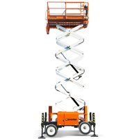 Snorkel Gelände-Scherenarbeitsbühne S3970RTE, Tragkraft 350 kg, Arbeitshöhe 13,8 m von Snorkel