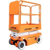 Snorkel Scherenarbeitsbühne S3013 Mini, Tragkraft 273 kg, Arbeitshöhe 5,96 m von Snorkel