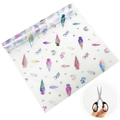 Snowtain Tischläufer Zuckertüten Mit Einer Schere,28 cm x 5 m Tischläufer für Schuleinführung Schulanfang Einschulung Deko,Tischdeko Einschulung für Schulkind Junge Mädchen. von Snowtain