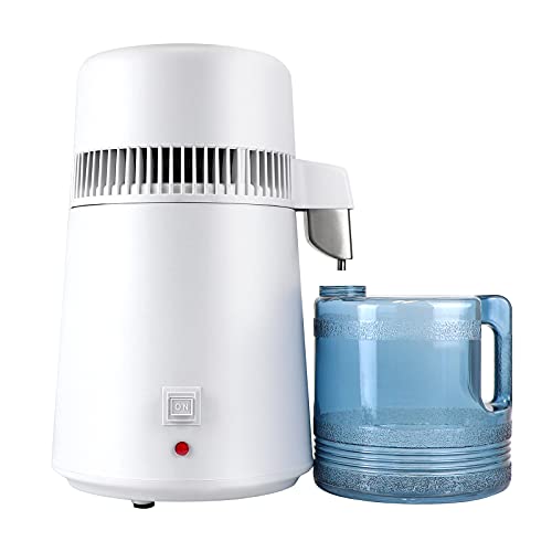 Snowtaros 750W Wasserdestilliergerät Wasserfilter, Reines Wasser Distiller Filter, Wasser Distiller Purifier, Tragbar Wasser Destilliergerät mit Sammelkanne von Snowtaros