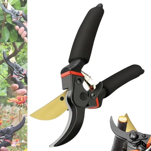 Hermhoffer Gardenslicer Pro Hochleistungs-Gartenschere, Garden Slicer Pro, Rostfrei, Robust, WetterbestäNdig, Ergonomisch Baumscheren & Gartenscheren (1pc) von Snrtevu