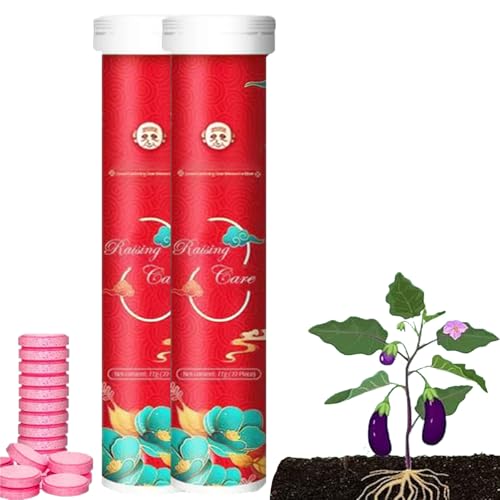 Kisshi Universal Slowrelease Organic Fertilizer Ultra, NeuHome Gardening Universal Slow-Release Tablet Organic Fertilizer, Pflanzendünger Zimmerpflanzen, Gemüsedünger Für Nachhaltig Gutes (2PCS) von Snrtevu