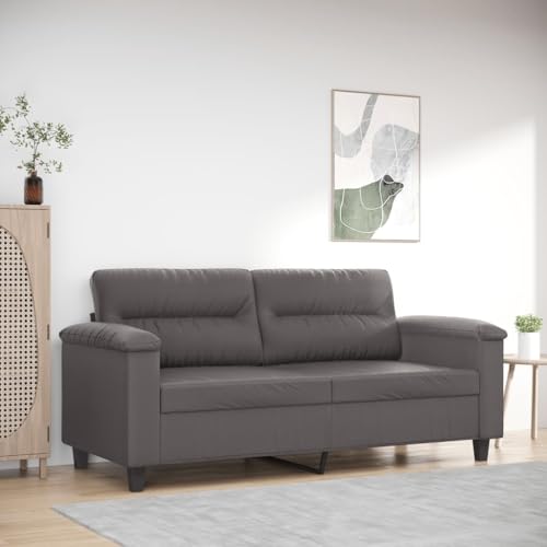 Snsowed 2-Sitzer-Sofa Grau 140 cm Kunstleder, Loungesofa, Sofas & Couches, Relaxsofa, Couch für Wohnzimmer, 359585 Snsowed 2-Sitzer-Sofa Grau 140 cm Kunstleder, Loungesofa, Sofas & Couches, Relaxsofa, Couch für Wohnzimmer, 359585 von Snsowed