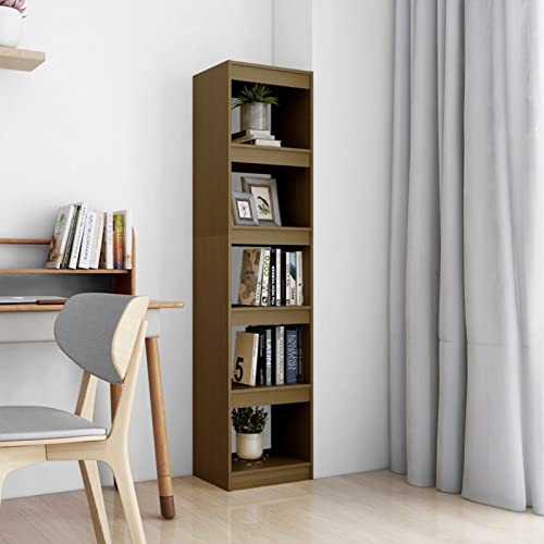 Snsowed Bücherregal/Raumteiler 40x30x167,5 cm Massivholz Kiefer, Bookshelf, Regalbrett, Book Shelf, Bücher Regal, Deko Regal Wohnzimmer, Standregal - 808151 von Snsowed
