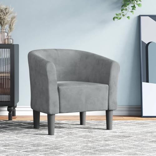 Snsowed Clubsessel Dunkelgrau Samt, Relaxsessel, Fernsehsessel, Kinosessel, Gaming Couch - 356442 Snsowed Clubsessel Dunkelgrau Samt, Relaxsessel, Fernsehsessel, Kinosessel, Gaming Couch - 356442 von Snsowed
