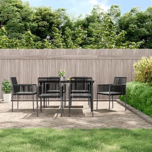 Snsowed Gartenstühle mit Kissen 6 STK. Schwarz 54x60,5x83,5 cm Gartensessel, Campingstuhl, Hochlehner, Balkonmöbel, Balkonstuhl, Terrassenstühle, Balkon Stuhl, 3187092 Snsowed Gartenstühle mit Kissen 6 STK. Schwarz 54x60,5x83,5 cm Gartensessel, Campingstuhl, Hochlehner, Balkonmöbel, Balkonstuhl, Terrassenstühle, Balkon Stuhl, 3187092 von Snsowed