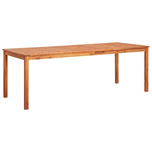 Snsowed Gartentisch, Bartisch, Balkontisch, Balkonmöbel Kleiner Balkon, Balkon Tisch, Beistelltisch, 215x90x74 cm Akazie Massivholz Snsowed Gartentisch, Bartisch, Balkontisch, Balkonmöbel Kleiner Balkon, Balkon Tisch, Beistelltisch, 215x90x74 cm Akazie Massivholz von Snsowed