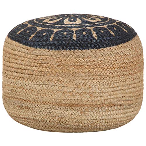 Snsowed Handgefertigter Sitzpuff, Pouf, Pouf Sitzkissen, Sitzhocker, Ottoman Puff, Blau 45 x 30 cm Jute Snsowed Handgefertigter Sitzpuff, Pouf, Pouf Sitzkissen, Sitzhocker, Ottoman Puff, Blau 45 x 30 cm Jute von Snsowed