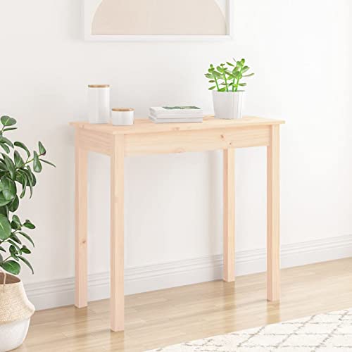 Snsowed Konsolentisch, Flur Tisch, Beistelltisch, Bartisch, Stehtisch, Consolentisch, Eingangsbereich, Porch Table, 80x40x75 cm Massivholz Kiefer Snsowed Konsolentisch, Flur Tisch, Beistelltisch, Bartisch, Stehtisch, Consolentisch, Eingangsbereich, Porch Table, 80x40x75 cm Massivholz Kiefer von Snsowed