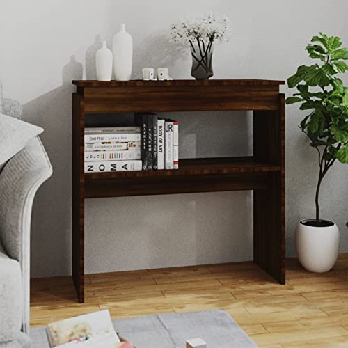 Snsowed Konsolentisch, Flur Tisch, Beistelltisch, Bartisch, Stehtisch, Consolentisch, Eingangsbereich, Porch Table, Braun Eichen-Optik 80x30x80 cm Holzwerkstoff Snsowed Konsolentisch, Flur Tisch, Beistelltisch, Bartisch, Stehtisch, Consolentisch, Eingangsbereich, Porch Table, Braun Eichen-Optik 80x30x80 cm Holzwerkstoff von Snsowed