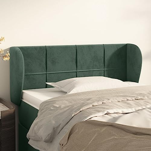 Snsowed Kopfteil mit Ohren Dunkelgrün 103x23x78/88 cm Samt, Bettkopfteil, Kopfteil Bezug, Bett Rückwand, Bettrückwand, Kopfteilbezüge, Kopfteilabdeckung - 3117189 Snsowed Kopfteil mit Ohren Dunkelgrün 103x23x78/88 cm Samt, Bettkopfteil, Kopfteil Bezug, Bett Rückwand, Bettrückwand, Kopfteilbezüge, Kopfteilabdeckung - 3117189 von Snsowed