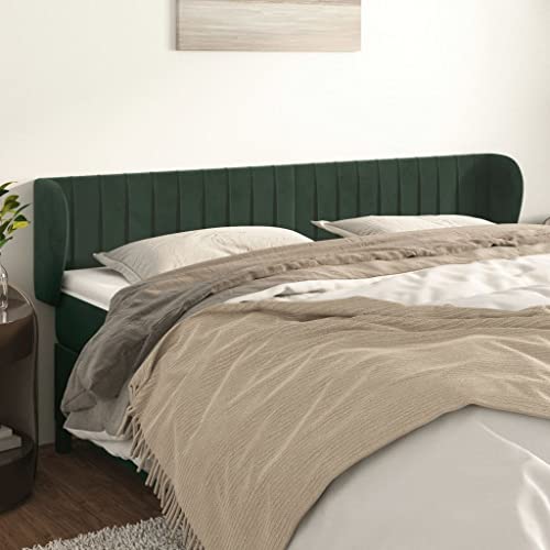 Snsowed Kopfteil mit Ohren Dunkelgrün 183x23x78/88 cm Samt, Bettkopfteil, Kopfteil Bezug, Bett Rückwand, Bettrückwand, Kopfteilbezüge, Kopfteilabdeckung - 3117445 Snsowed Kopfteil mit Ohren Dunkelgrün 183x23x78/88 cm Samt, Bettkopfteil, Kopfteil Bezug, Bett Rückwand, Bettrückwand, Kopfteilbezüge, Kopfteilabdeckung - 3117445 von Snsowed