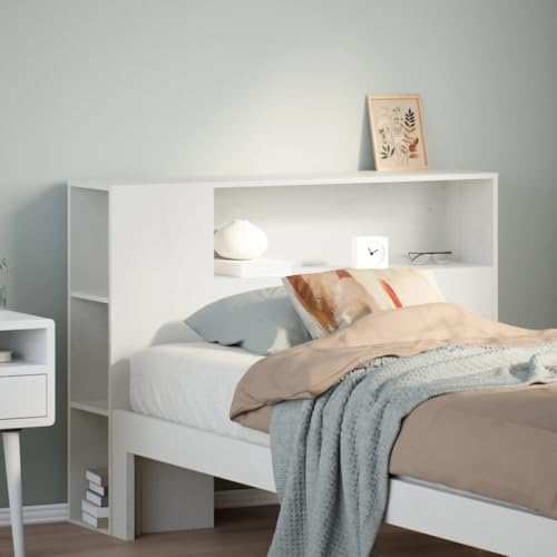 Snsowed Kopfteil mit Stauraum Weiß 90 cm Massivholz Kiefer, Bettkopfteil, Kopfteil Bezug, Bett Rückwand, Bettrückwand, Kopfteilbezüge, Kopfteilabdeckung - 855643 Snsowed Kopfteil mit Stauraum Weiß 90 cm Massivholz Kiefer, Bettkopfteil, Kopfteil Bezug, Bett Rückwand, Bettrückwand, Kopfteilbezüge, Kopfteilabdeckung - 855643 von Snsowed