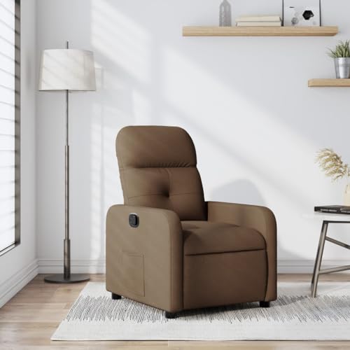 Snsowed Relaxsessel Braun Stoff, Fernsehsessel, Kinosessel, Lesesessel, Tv Sessel, Ohrensessel, Armsessel, Seselstuhl Wohnzimmer - 374201 von Snsowed