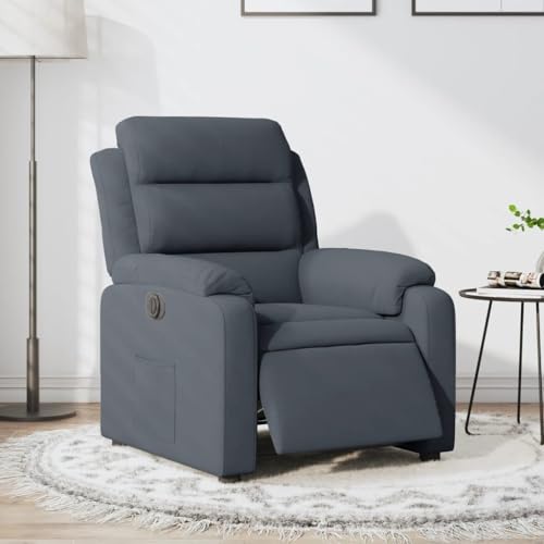 Snsowed Relaxsessel Dunkelgrau Samt, Fernsehsessel, Kinosessel, Lesesessel, Tv Sessel, Ohrensessel, Armsessel, Seselstuhl Wohnzimmer - 3205071 von Snsowed
