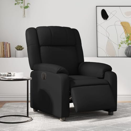 Snsowed Relaxsessel Schwarz Kunstleder, Fernsehsessel, Kinosessel, Lesesessel, Tv Sessel, Ohrensessel, Armsessel, Seselstuhl Wohnzimmer - 3205136 von Snsowed
