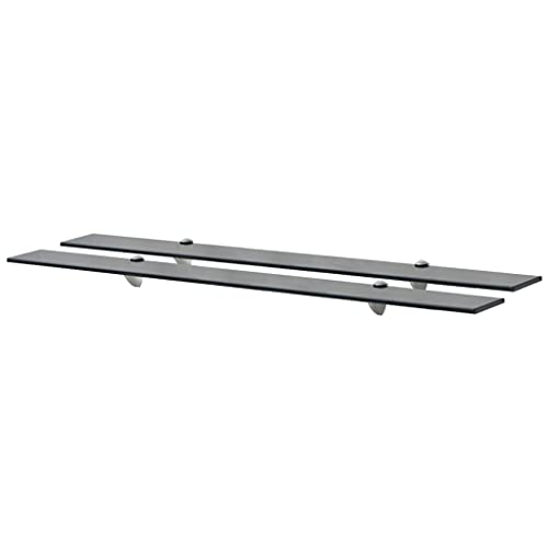 Snsowed Schwebende Regale 2 STK Wandregal, Bücherregal Wand, Schweberegal, Regale Für Wände, Regalbrett, Hängeregal, Regal Badezimmer, Glas 100x20 cm 8 mm Snsowed Schwebende Regale 2 STK Wandregal, Bücherregal Wand, Schweberegal, Regale Für Wände, Regalbrett, Hängeregal, Regal Badezimmer, Glas 100x20 cm 8 mm von Snsowed