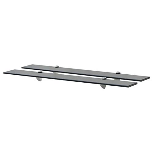 Snsowed Schwebende Regale 2 STK Wandregal, Bücherregal Wand, Schweberegal, Regale Für Wände, Regalbrett, Hängeregal, Regal Badezimmer, Glas 80x20 cm 8 mm Snsowed Schwebende Regale 2 STK Wandregal, Bücherregal Wand, Schweberegal, Regale Für Wände, Regalbrett, Hängeregal, Regal Badezimmer, Glas 80x20 cm 8 mm von Snsowed