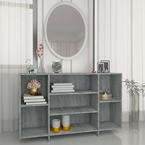 Snsowed Sideboard Grau Sonoma 120x30x75 cm Holzwerkstoff, Kommode Schlafzimmer, Kommoden & Sideboards, Wohnzimmerschrank, Flur Kommode, Zimmer Möbel - 813066 Snsowed Sideboard Grau Sonoma 120x30x75 cm Holzwerkstoff, Kommode Schlafzimmer, Kommoden & Sideboards, Wohnzimmerschrank, Flur Kommode, Zimmer Möbel - 813066 von Snsowed