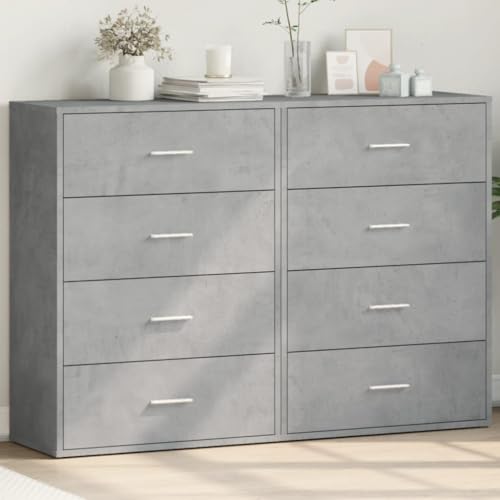 Snsowed Sideboards 2 STK. Betongrau 60x31x84 cm Holzwerkstoff, Schlafzimmer Kommode, Komodenschrank, Küchenschrank, Commode, Flurkommode, Schlafzimmerkommode, Schrank - 3276584 Snsowed Sideboards 2 STK. Betongrau 60x31x84 cm Holzwerkstoff, Schlafzimmer Kommode, Komodenschrank, Küchenschrank, Commode, Flurkommode, Schlafzimmerkommode, Schrank - 3276584 von Snsowed