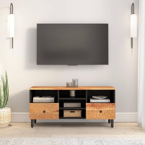 Snsowed TV-Schrank 100x33x46 cm Massivholz Akazie, TV Lowboard, Fernsehschrank, Fernsehtisch, Fernseher Schrank, TV Sideboard, TV Board, TV Cabinet, TV Bank, TV Kommode356873 Snsowed TV-Schrank 100x33x46 cm Massivholz Akazie, TV Lowboard, Fernsehschrank, Fernsehtisch, Fernseher Schrank, TV Sideboard, TV Board, TV Cabinet, TV Bank, TV Kommode356873 von Snsowed