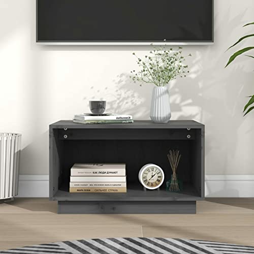 Snsowed TV-Schrank Grau 60x35x35 cm Massivholz Kiefer, TV Lowboard, Fernsehschrank, Fernsehtisch, Fernseher Schrank, TV Sideboard, TV Board, TV Cabinet, TV Bank, TV Kommode Snsowed TV-Schrank Grau 60x35x35 cm Massivholz Kiefer, TV Lowboard, Fernsehschrank, Fernsehtisch, Fernseher Schrank, TV Sideboard, TV Board, TV Cabinet, TV Bank, TV Kommode von Snsowed
