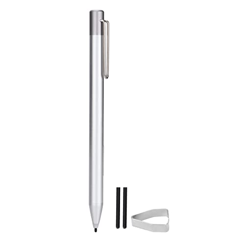 Stylus Pen, breite Kompatibilität Aluminium Stylus Pen Intelligente Tasten für das Büro für unterwegs für zu Hause(Silber) von Snufeve6